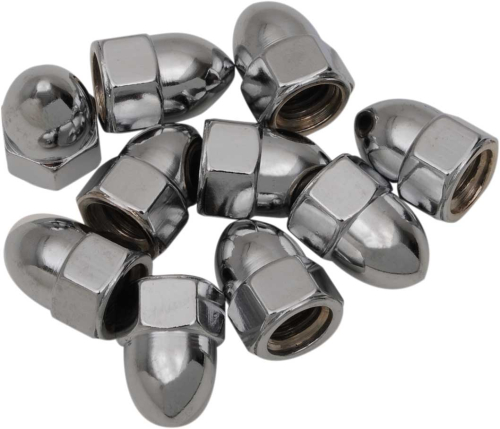 Drag Specialties - Drag Specialties Chrome Acorn Nuts - 7/16in.-20 - MPB110
