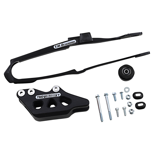 T.M. Designworks - T.M. Designworks Dirt Cross Multi-Purpose Chain Slide-N-Guide Kit FE1 Guide - Black - DCK-OR10-BK