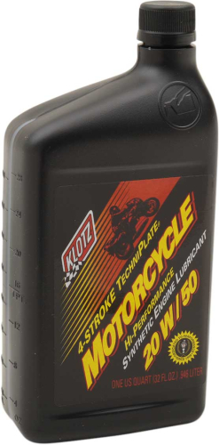 Klotz Oil - Klotz Oil Techniplate Synthetic 4T Oil - 20W50 - 1qt. - KL-850