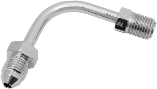 Drag Specialties - Drag Specialties AN-3 x 3/8in.-24 Inverted Flare 90deg. Short Brake Fitting - 282