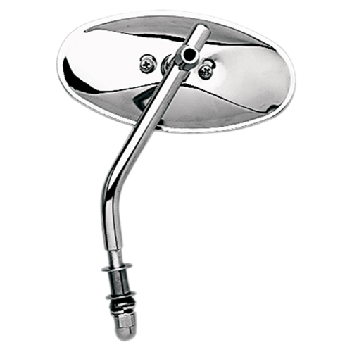 Emgo - Emgo Universal Oval Mirror - Chopper - Die-Cast H-D Style -  5/16in. Thread - 20-34830