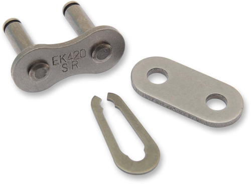 EK Chain - EK Chain Clip Connecting Link for 420 SR Heavy Duty Chain - Black - 420SR-SPJ
