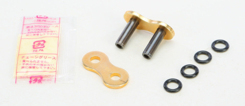 D.I.D - D.I.D Rivet Connecting Link for 520ZVMX Super Street X-Ring Chain - Gold - ZJ520ZVMXG
