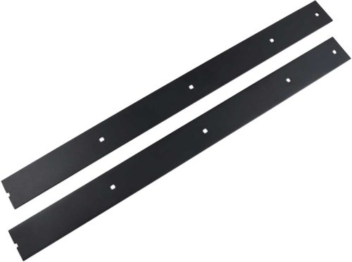 Moose Utility - Moose Utility Heavy-Duty Blade Steel Wear Bar - 72in. (2 Pcs) - Matte Black - 2571PFMTBLK