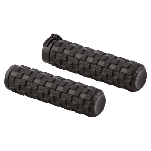 Arlen Ness - Arlen Ness Fusion Series Grips - Air Trax - Black Anodized - 07-350