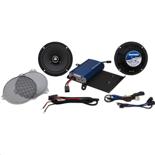 Hogtunes - Hogtunes 225-watt Amp/6.5in. Front Speaker Kit - G4 SG KIT-RM