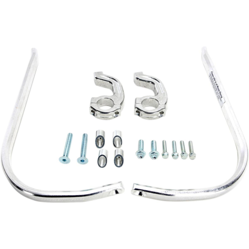 Moose Racing - Moose Racing Contour Handguards - 1-1/8in. Bar - Silver - 50-5236S