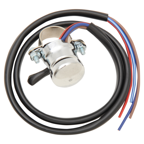 Emgo - Emgo Lucas Replica Horn/Hi-Low Beam Switch - Black Wire Harness w/ 7/8in. Handlebar Clamp - 46-68733