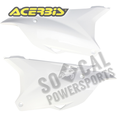 Acerbis - Acerbis Side Panel/Rear Number Plate - White - 2374080002