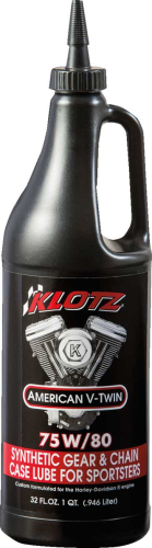 Klotz Oil - Klotz Oil Sportster Gear and Chain Case Lubricant - 75W80 - 1qt. - KH-S80