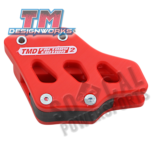 T.M. Designworks - T.M. Designworks Factory Edition 2 Rear Chain Guide - Red - RCG-150-RD