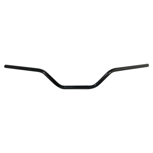 Emgo - Emgo 7/8in. Flat Track Low Handlebar - Gloss Black - 23-12591