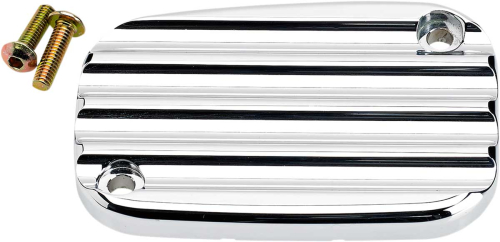 Joker Machine - Joker Machine Front Master Cylinder Cover - Finned Chrome - 08-002C
