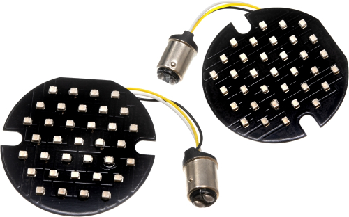 Letric Lighting Co. - Letric Lighting Co. Flat Lens Style Turn Signal LED Insert - 1157 - Amber - LLC-FL7A