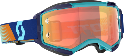 Scott USA - Scott USA Fury Goggles - 272828-7436280 - Royal Blue/Orange / Orange Chrome Works Lens - OSFM
