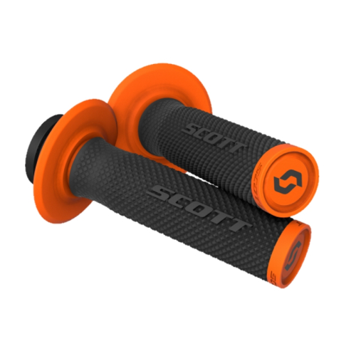 Scott USA - Scott USA Scott SX II Lock On Grips - Black/Orange - 292452-1009222