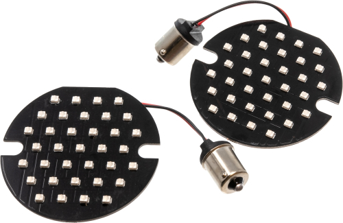 Letric Lighting Co. - Letric Lighting Co. Flat Lens Style Turn Signal LED Insert - 1156 - Red - LLC-FL6R