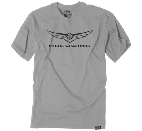 Factory Effex - Factory Effex Gold Wing Icon T-Shirt - 25-87804 - Light Gray - Large
