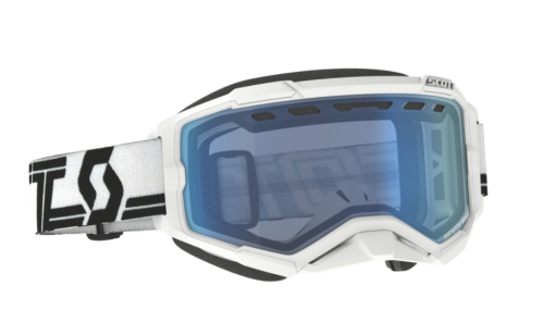 Scott USA - Scott USA Fury Snow Cross Google - 278605-1035107 - White/Black/Blue - OSFM