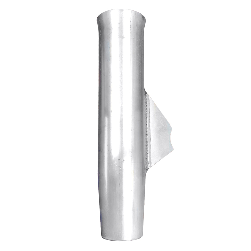Tigress - Tigress Weld On Aluminum Flared Rod Holder w/Blade Mill Finished 10"