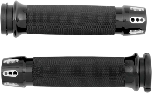 Avon Grips - Avon Grips Gatlin Custom Grips - Black - CC-86-AN-FL-GAT