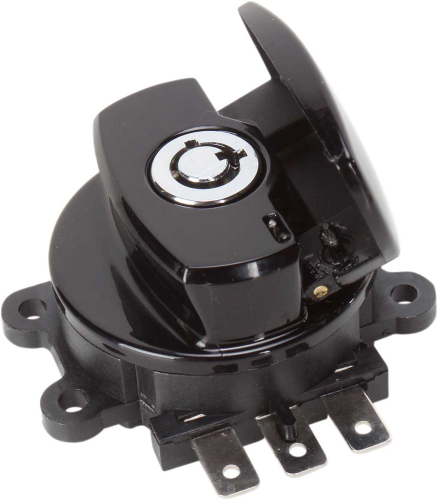 Drag Specialties - Drag Specialties Side Hinge Ignition Switch - Black - 2106-0225