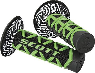 Scott USA - Scott USA Diamond MX Grips - Green/Black - 219626-1089