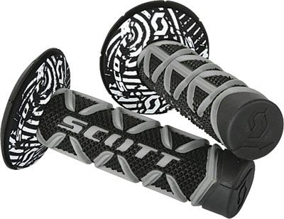 Scott USA - Scott USA Diamond MX Grips - Grey/Black - 219626-1019