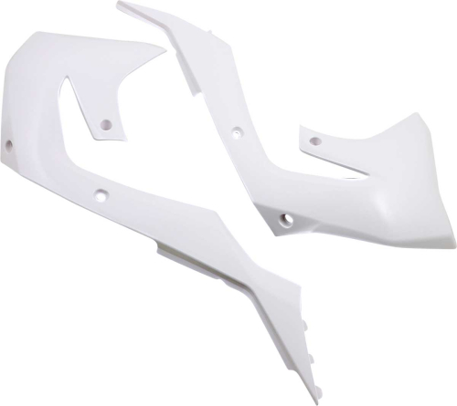Acerbis - Acerbis Radiator Shrouds - White - 2736300002