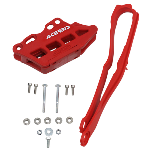 Acerbis - Acerbis Chain Guide and Slider Kit - Red - 2742640227