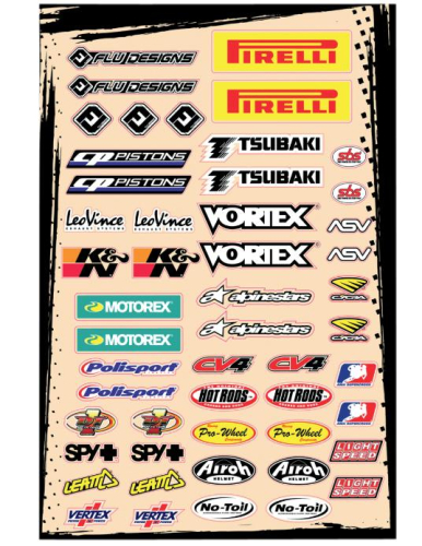 FLU Designs Inc. - FLU Designs Inc. Universal Logo Kit C - 00504