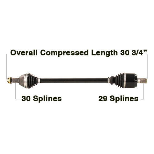 TYTANEUM - TYTANEUM Heavy Duty CV Axle - HON-6052HD