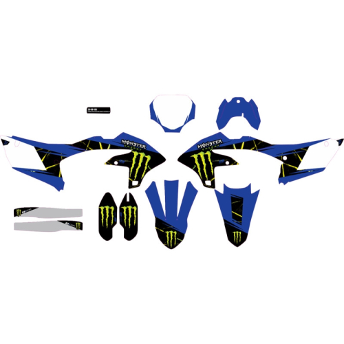 DCOR - DCOR Monster Energy Slash Complete Graphics Kit - WhiteBackground - 20-50-135