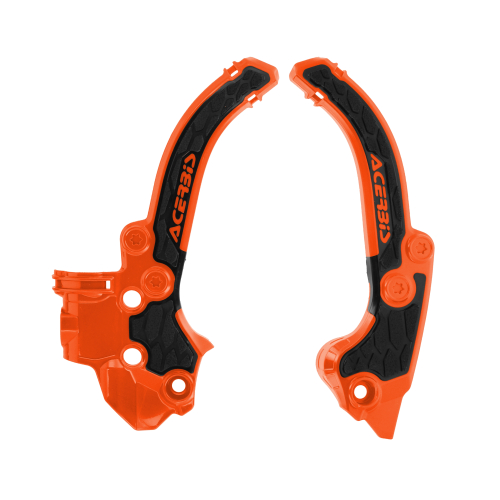 Acerbis - Acerbis X-Grip Frame Guard - Orange/Black - 2985911008