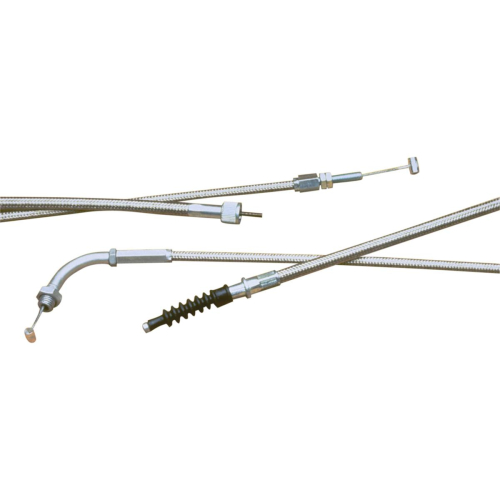 Motion Pro - Motion Pro Armor Coat Stainless Steel Pull Throttle Cable (+11in.) - 65-0320