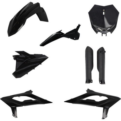 Acerbis - Acerbis Full Plastic Kit - Black - 2979660001