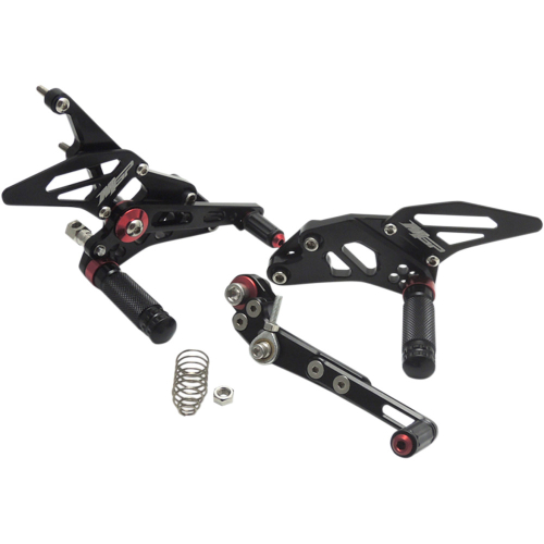 Hotbodies Racing - Hotbodies Racing Fully Adjustable Rearset - Black - 60901-2500