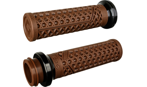 ODI - ODI Vans V-Twin Cable  Lock-On Grips - Brown - V31VHCWN-B