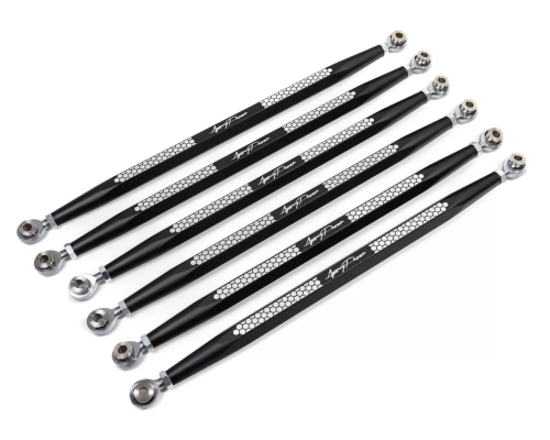 Agency Power - Agency Power Adjustable Rear Radius Rod Set - Black - AP-BRP-X3-200-BLK