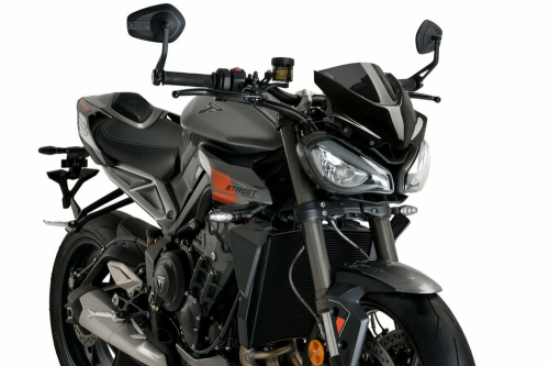 PUIG - PUIG Naked Windscreen - Dark Smoke - 21592F