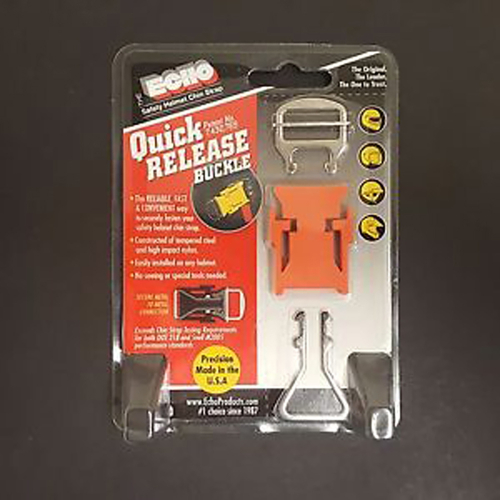 Echo - Ecom - Echo - Ecom Quick Release Helmet Buckle - Orange - 0108-009