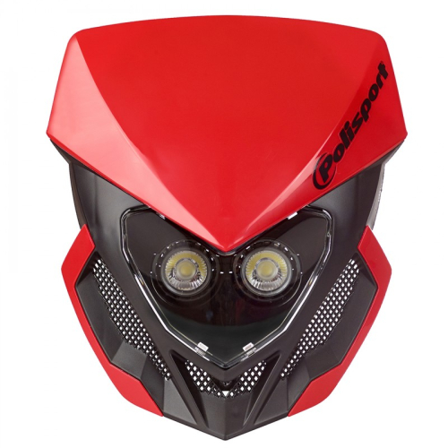 Polisport - Polisport Lookos EVO Headlight - Red/Black - 8668800005