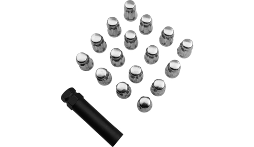 Moose Utility - Moose Utility Lug Nut - Splined - 12mm x 1.50 - Chrome - 16pk. - SPMO3807L4