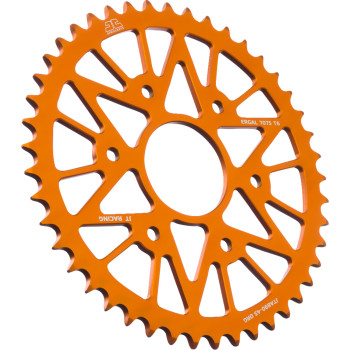 JT Sprockets - JT Sprockets Racelite Aluminium Rear Sprocket - 42T - Orange - JTA890.42ORG