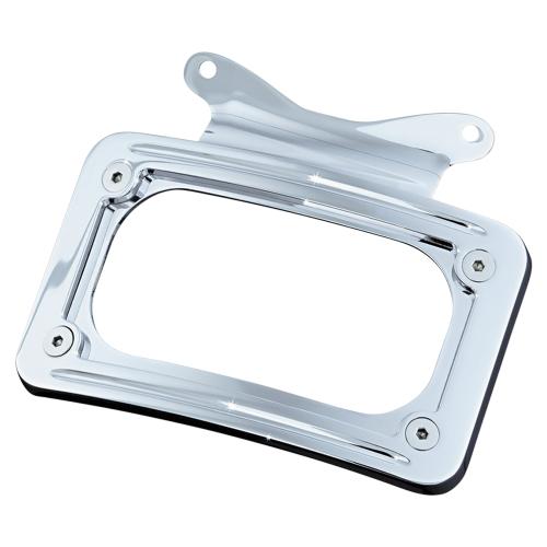 Kuryakyn - Kuryakyn Curved License Plate Frame - Chrome - 3157