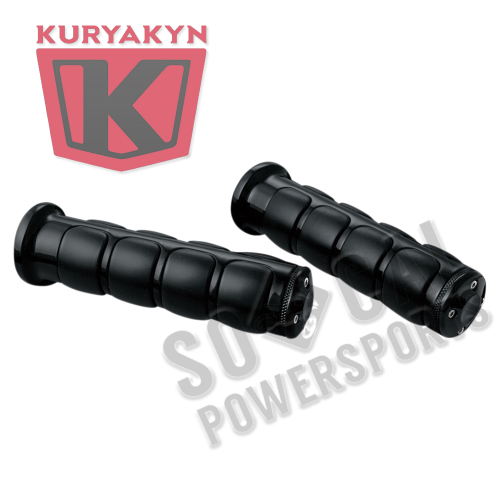 Kuryakyn - Kuryakyn ISO Grips - Gloss Black - 6380
