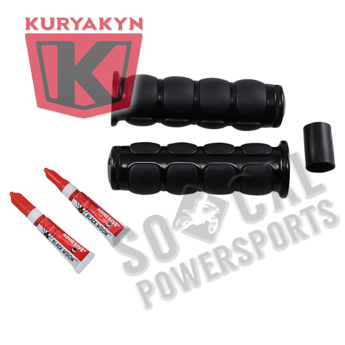 Kuryakyn - Kuryakyn ISO Grips - Gloss Black - 6340