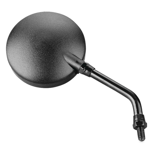 BikeMaster - BikeMaster Round Mirror - 6in. Stem - Black - 600040