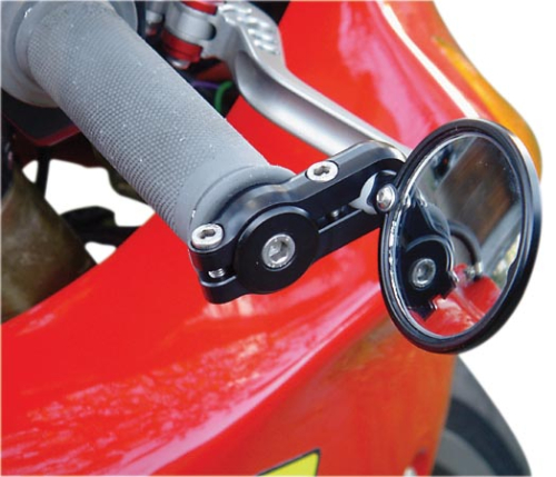 CRG - CRG Blindsight Bar End Mirror - Black - BS-100