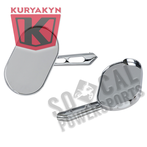 Kuryakyn - Kuryakyn Magnum Mirrors - Large Head -Standard Stem - 1430